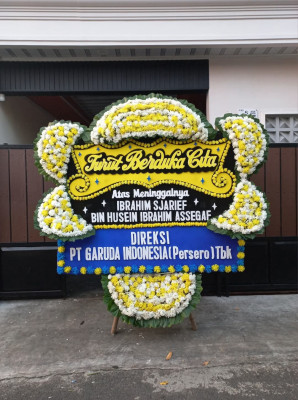 Papan Bunga Duka di Purwoyoso