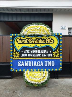 Papan Bunga Duka di Purwoyoso